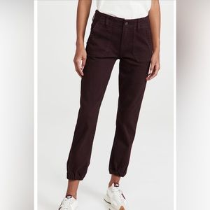 NWT Paige Mayslie Jogger Sz 28 - Vintage Cherry